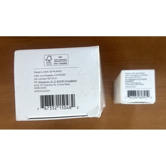 Murad Bundle Resurgence Targeted Wrinkle Corrector & Essential C Cleanser NEW - Picture 7 of 7